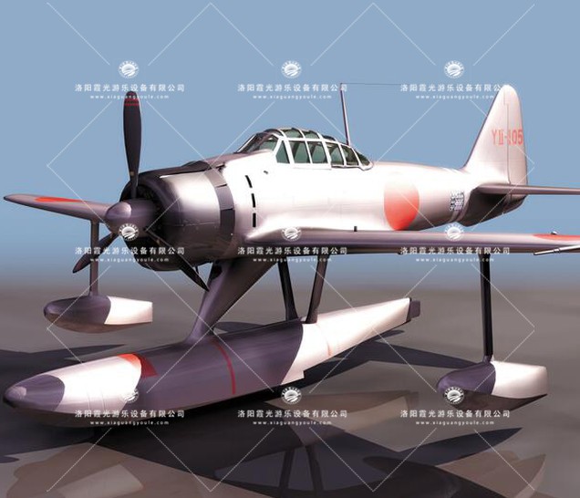 峨蔓镇3D模型飞机_